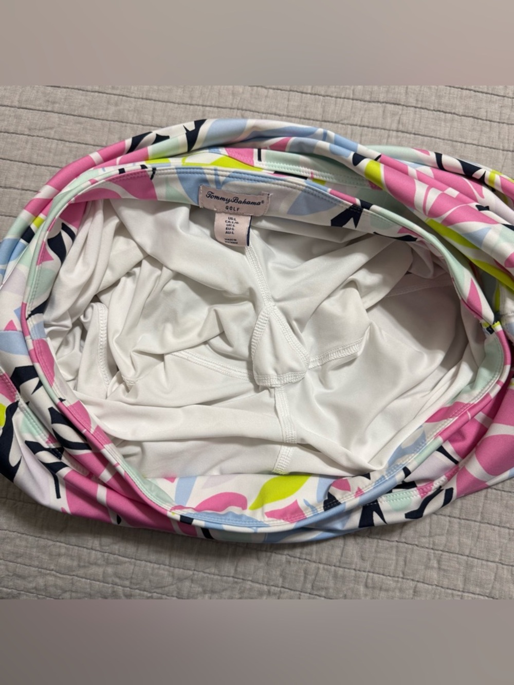 Tommy Bahama Golf Athletic Sport Skort Built in Shorts Floral Women's Size Large - Picture 14 of 14